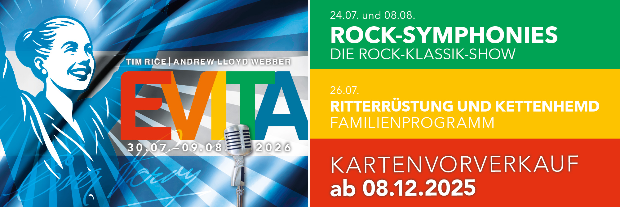 Willkommen zur Spielzeit 2026. Das Musical 