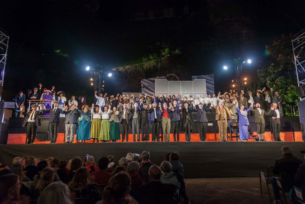 Unser Emsemble von "Titanic – das Musical" 